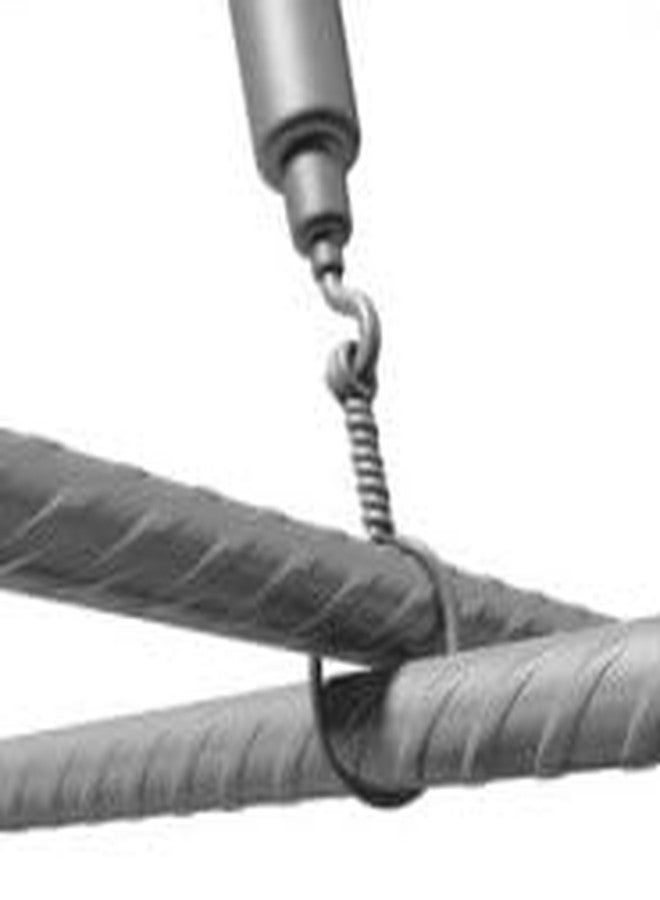 Tusig® Pull Tie Hook, Flexible Curved Hook Rebar Hook, Wire Hook, 12.01in Semi-Automatic for Concrete Rebar Rebar Tying Tool Hand Tool - Image 2